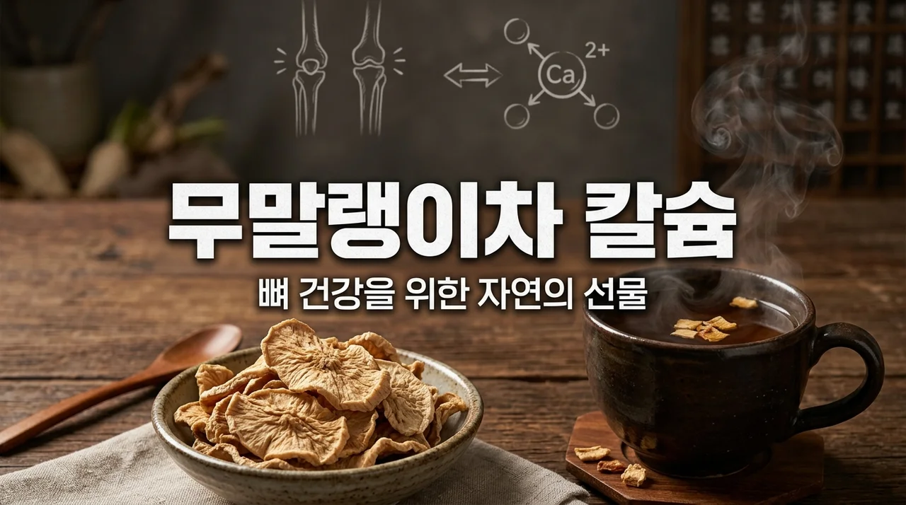 무말랭이차 칼슘: 뼈 건강 지키는 놀라운 비법과 완벽 활용 가이드