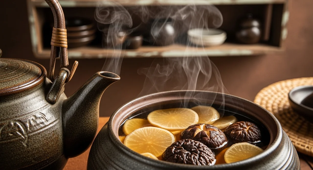 칼슘 흡수율 200% 높이는 무말랭이차 황금 레시피