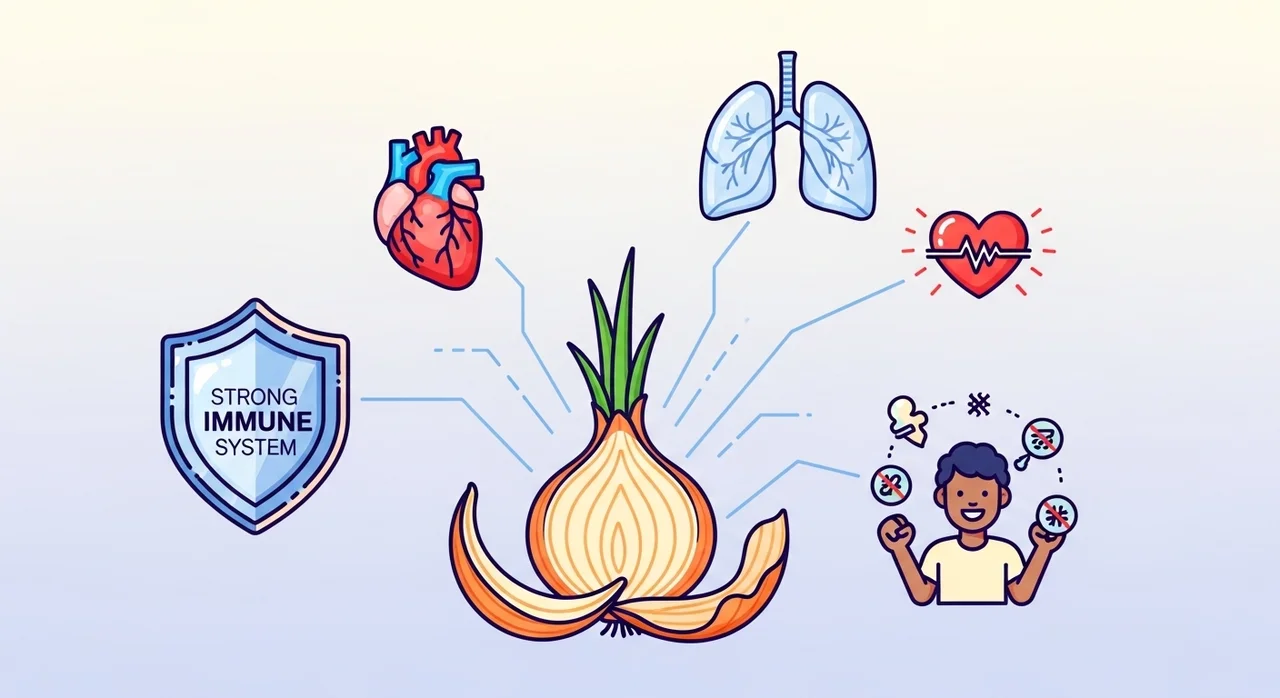 단순한 혈관 보호를 넘어, 전신 건강에 기여하는 양파껍질