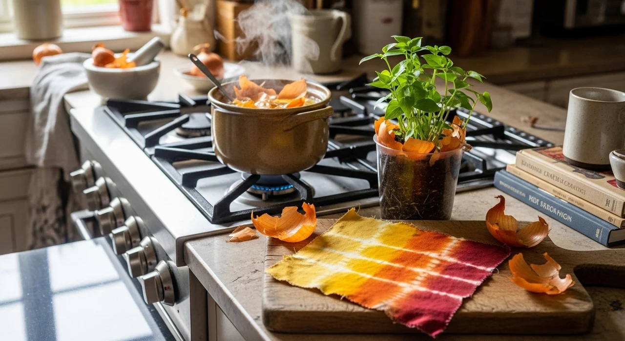 버려지는 양파껍질, 생활 속 지혜로운 활용법