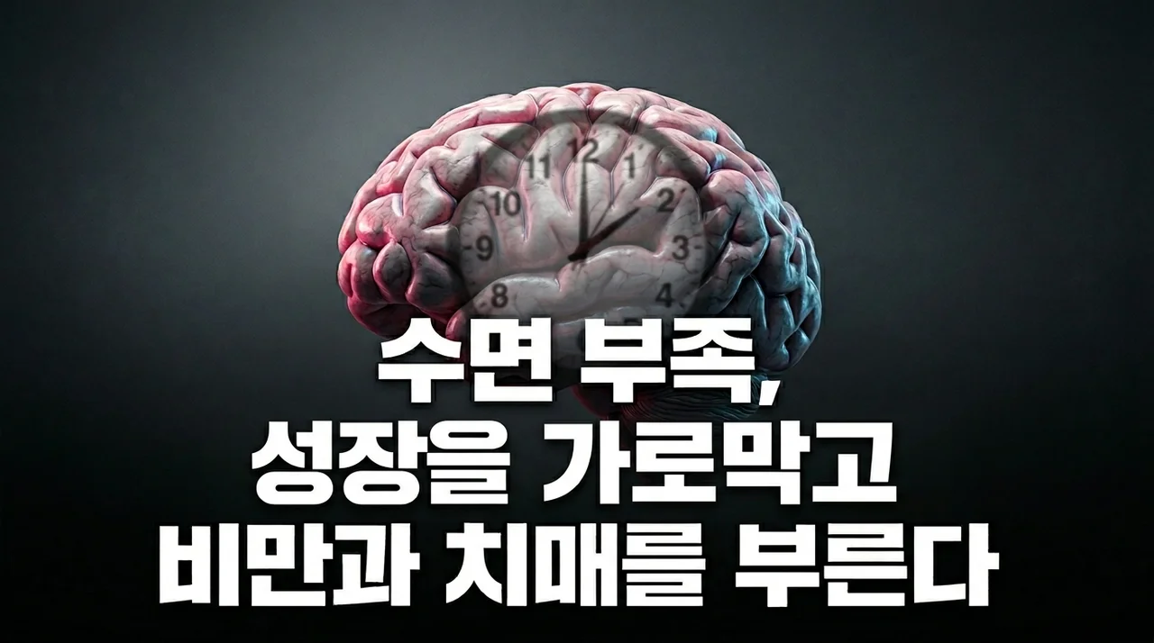 수면 부족이 성장, 비만, 치매에 미치는 치명적인 영향과 해결책