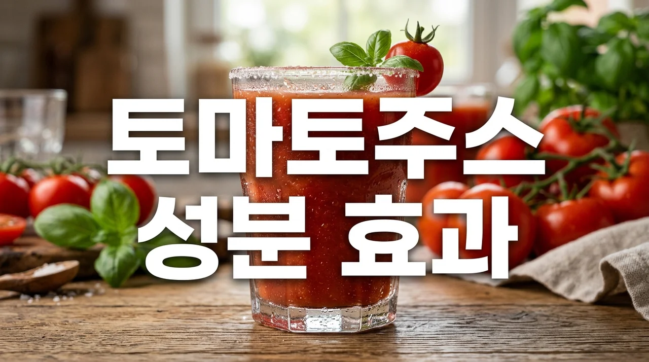 토마토주스 성분 완벽 분석: 놀라운 건강 효과와 최적의 섭취법