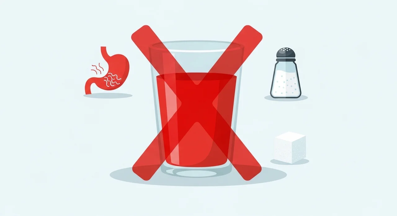 토마토주스 섭취 시 주의사항 및 잠재적 부작용