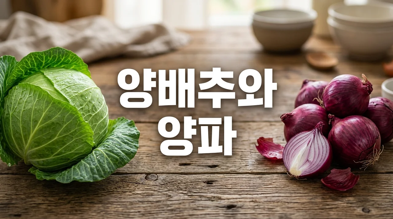 알고 먹으면 보약! 양배추와 양파의 놀라운 건강 효능과 완벽 활용법