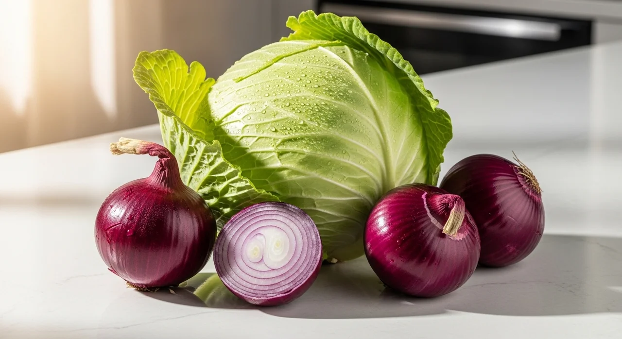 식탁 위의 보석, 양배추와 양파의 재발견