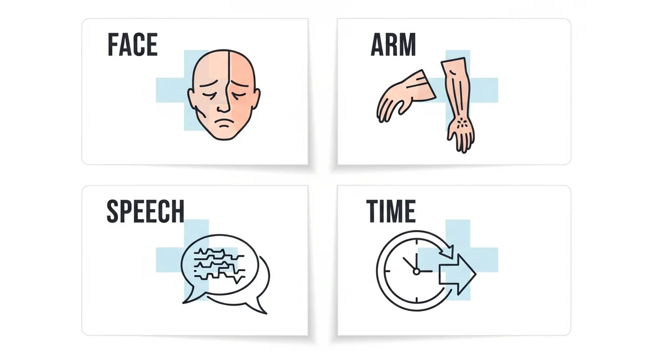 반드시 기억해야 할 뇌경색 의심증상 FAST 법칙