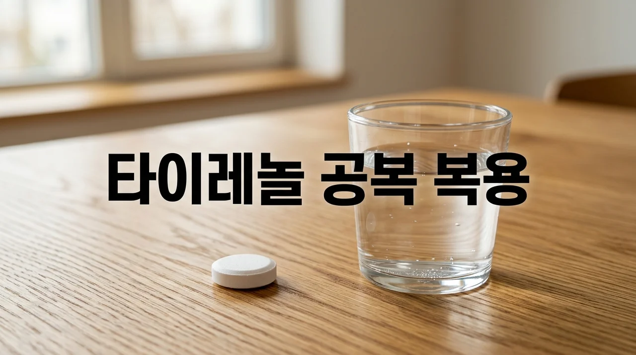 타이레놀 공복 복용 괜찮을까? 효능 부작용 및 주의사항 완벽 정리