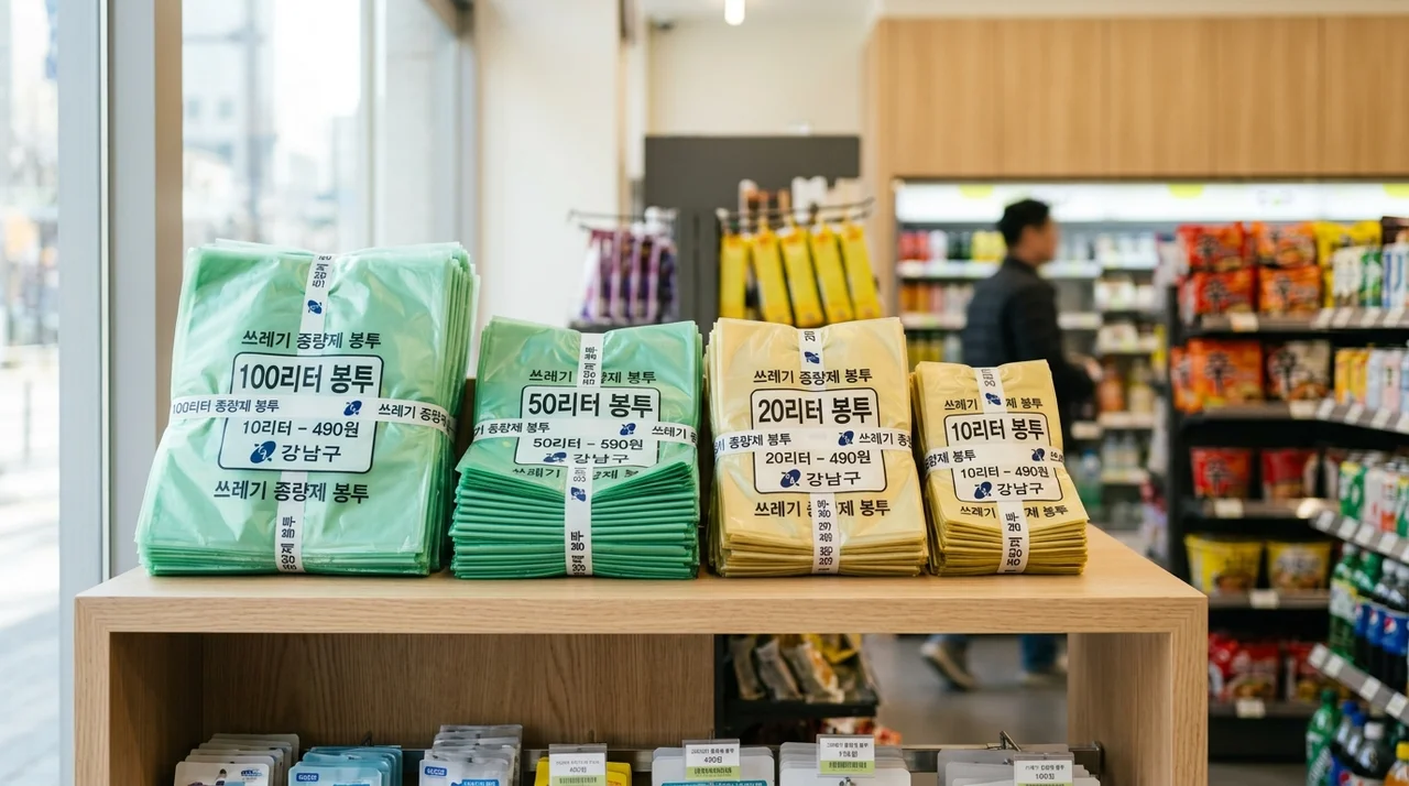 [2026 최신] 종량제봉투 편의점 판매처 총정리: 재고 조회 및 사는 법
