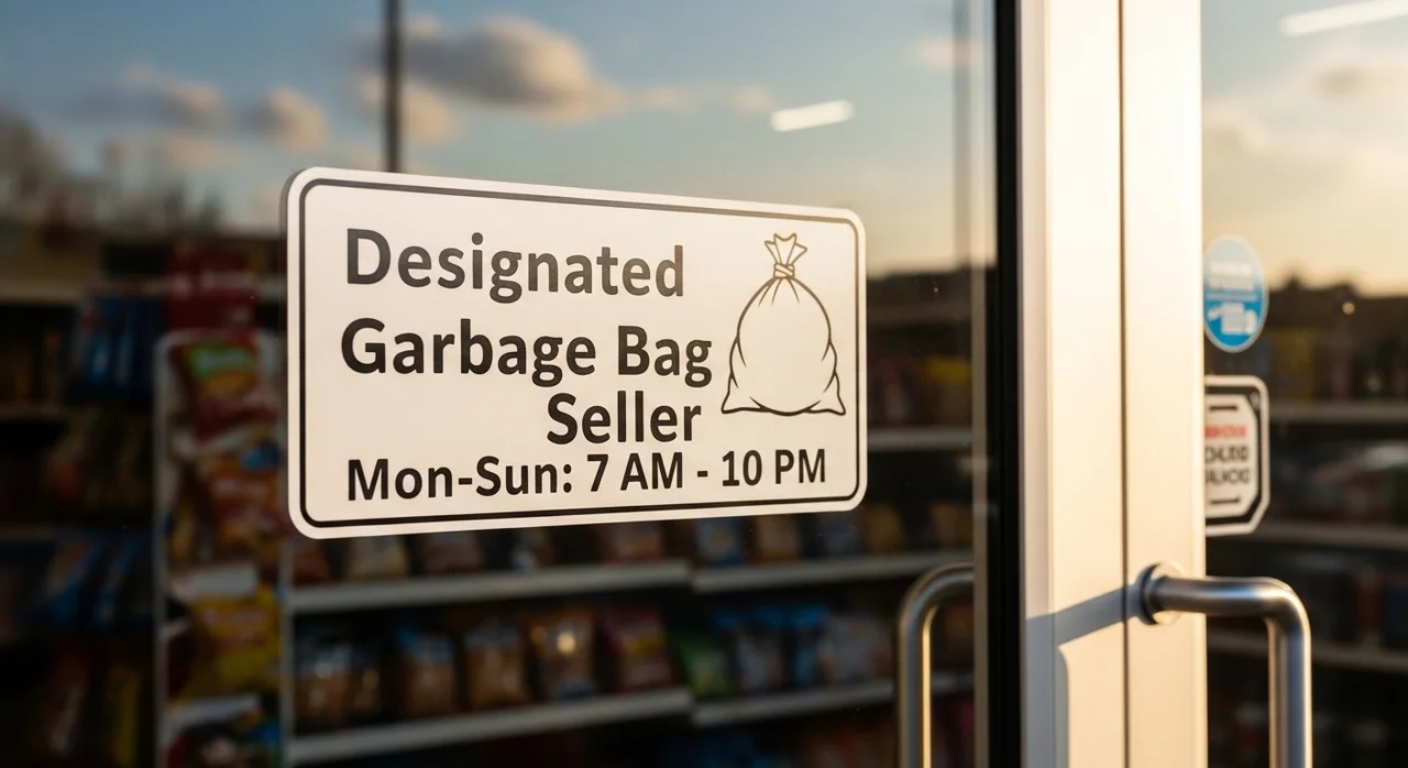 이사 후 첫 쓰레기 배출, 봉투는 어디서 사야 할까요?