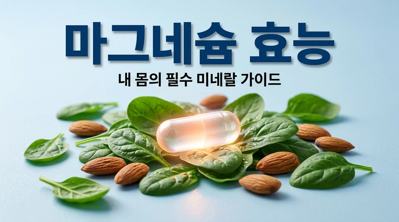 마그네슘 효능 5가지 및 부작용 총정리: 눈 떨림과 불면증에 효과적인 이유
