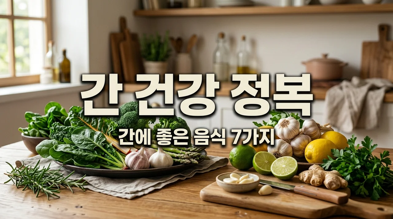 간에 좋은 음식 7가지 및 간수치 낮추는 법 완벽 정리 (2026)