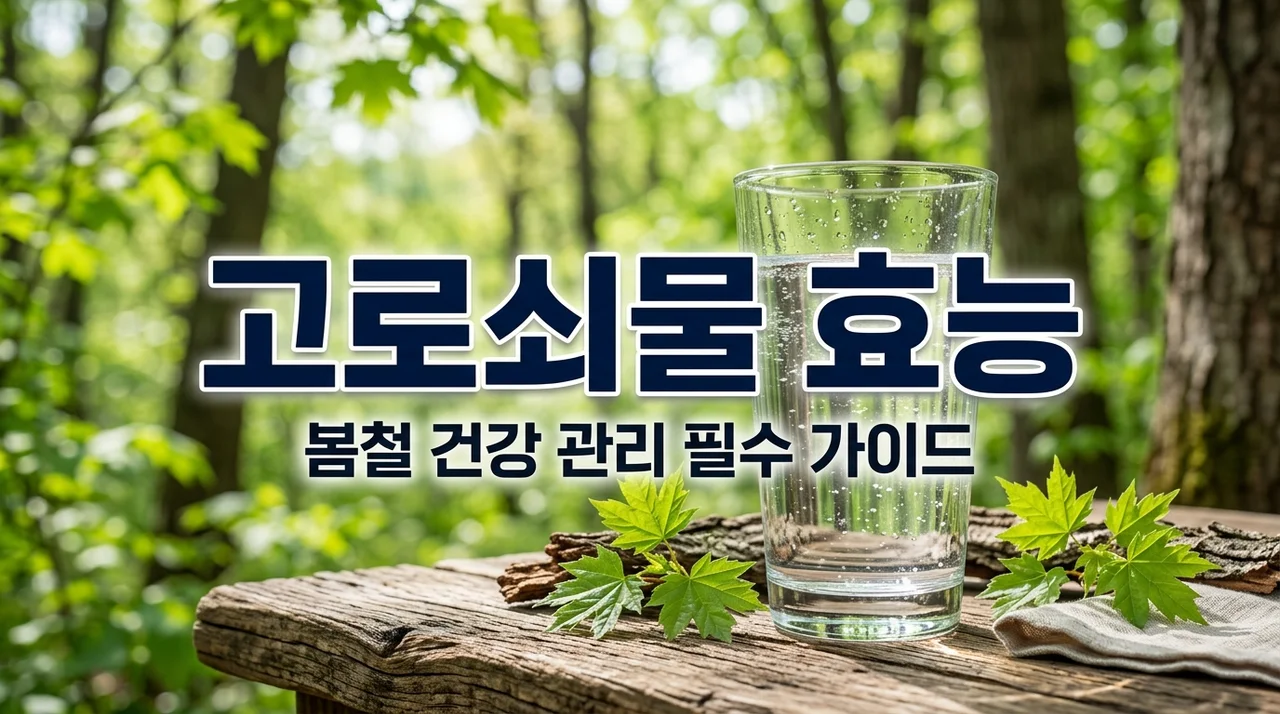 고로쇠물 효능 5가지와 먹는법 부작용 유통기한 완벽 정리