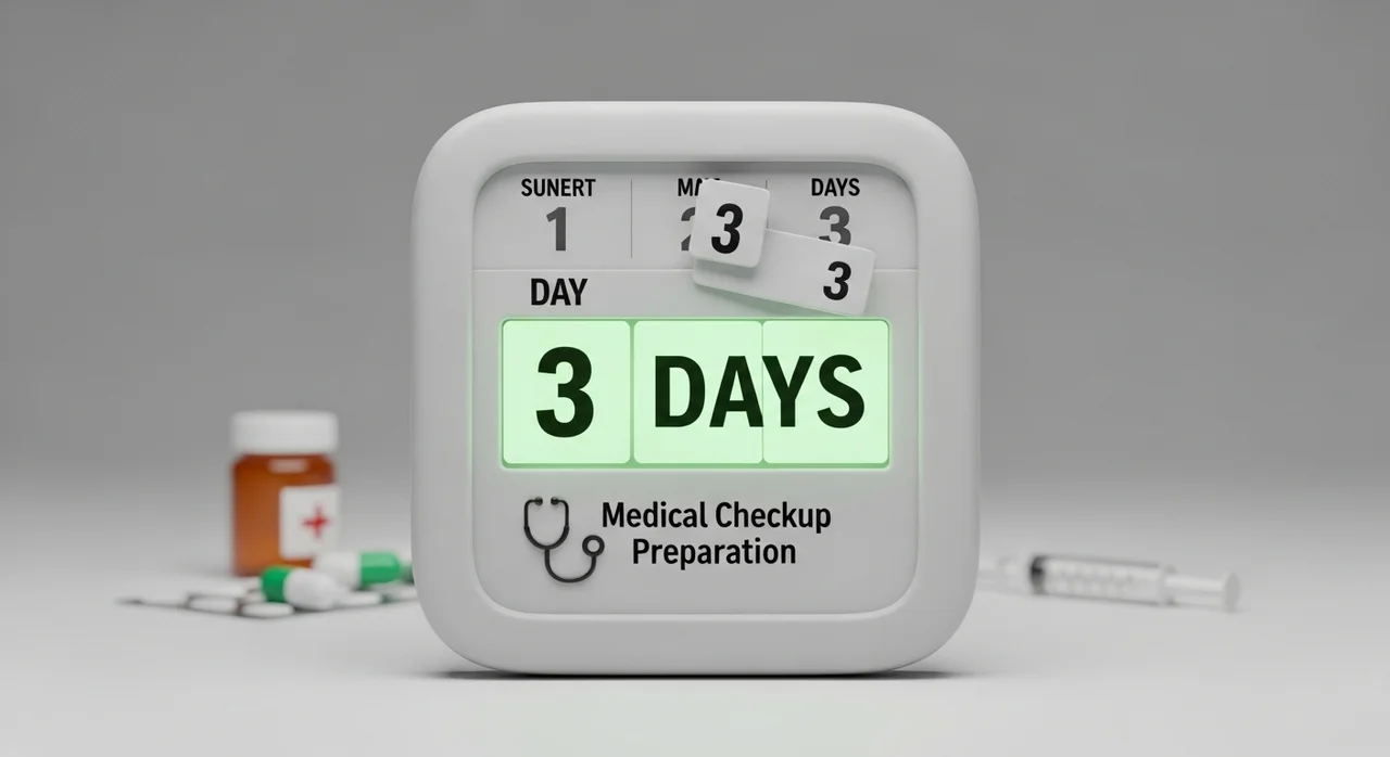 한눈에 보는 대장내시경 전 식단 타임라인