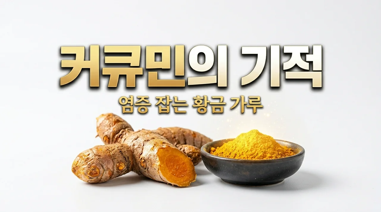 커큐민 효능 5가지와 흡수율 높이는 법: 만성 염증 잡는 강황 섭취 가이드