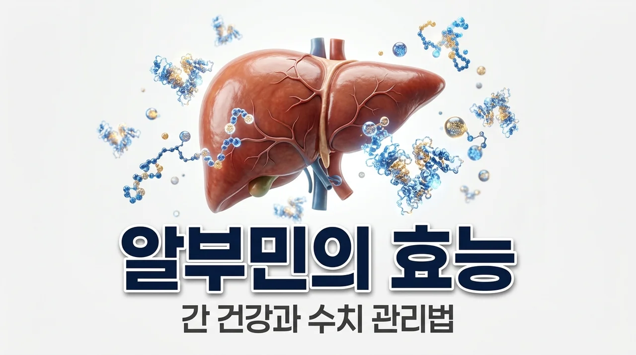 알부민 효능 5가지와 수치 올리는 법 (영양제 vs 음식) 완벽 정리