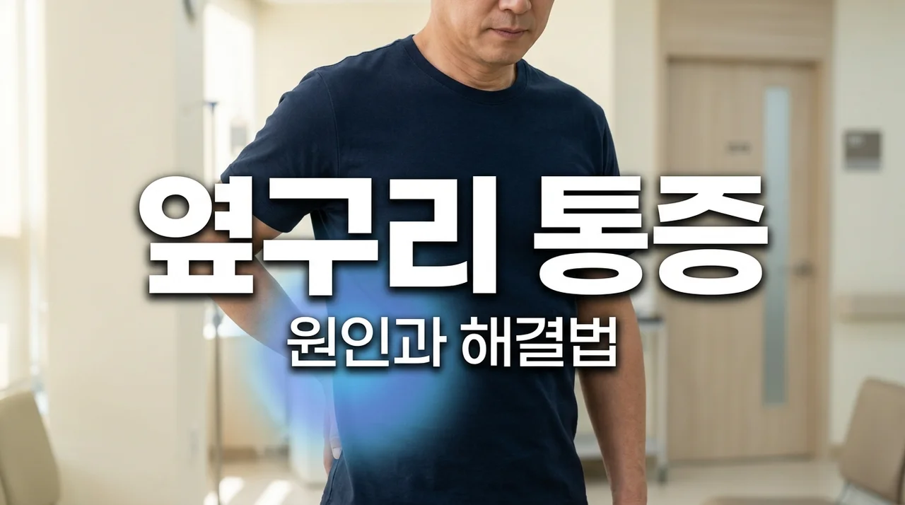 왼쪽 옆구리 통증 원인 7가지와 병원 가야 할 위험 신호