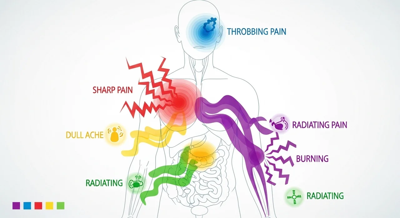 한눈에 비교하는 통증 원인별 특징