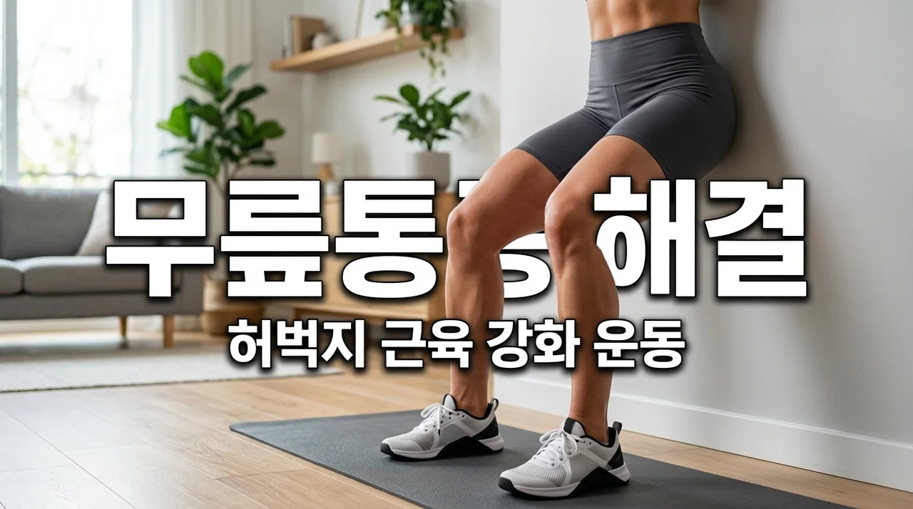 무릎 강화운동 허벅지근육이 정답! 통증 잡는 3단계 홈트레이닝법