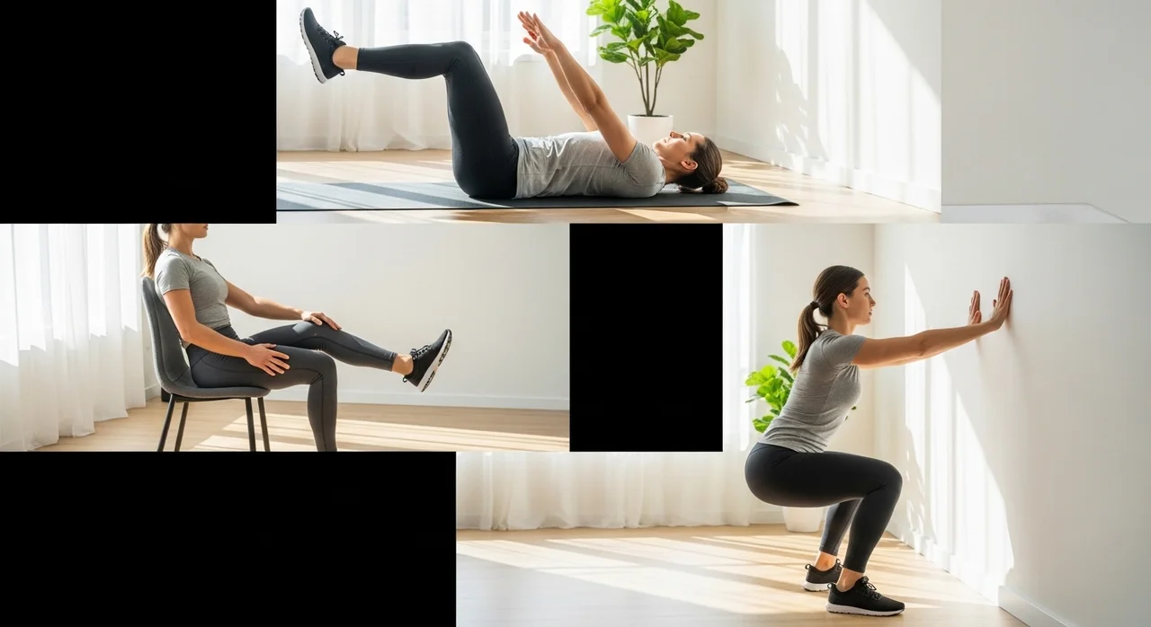 집에서 따라 하는 무릎 강화 3단계 루틴