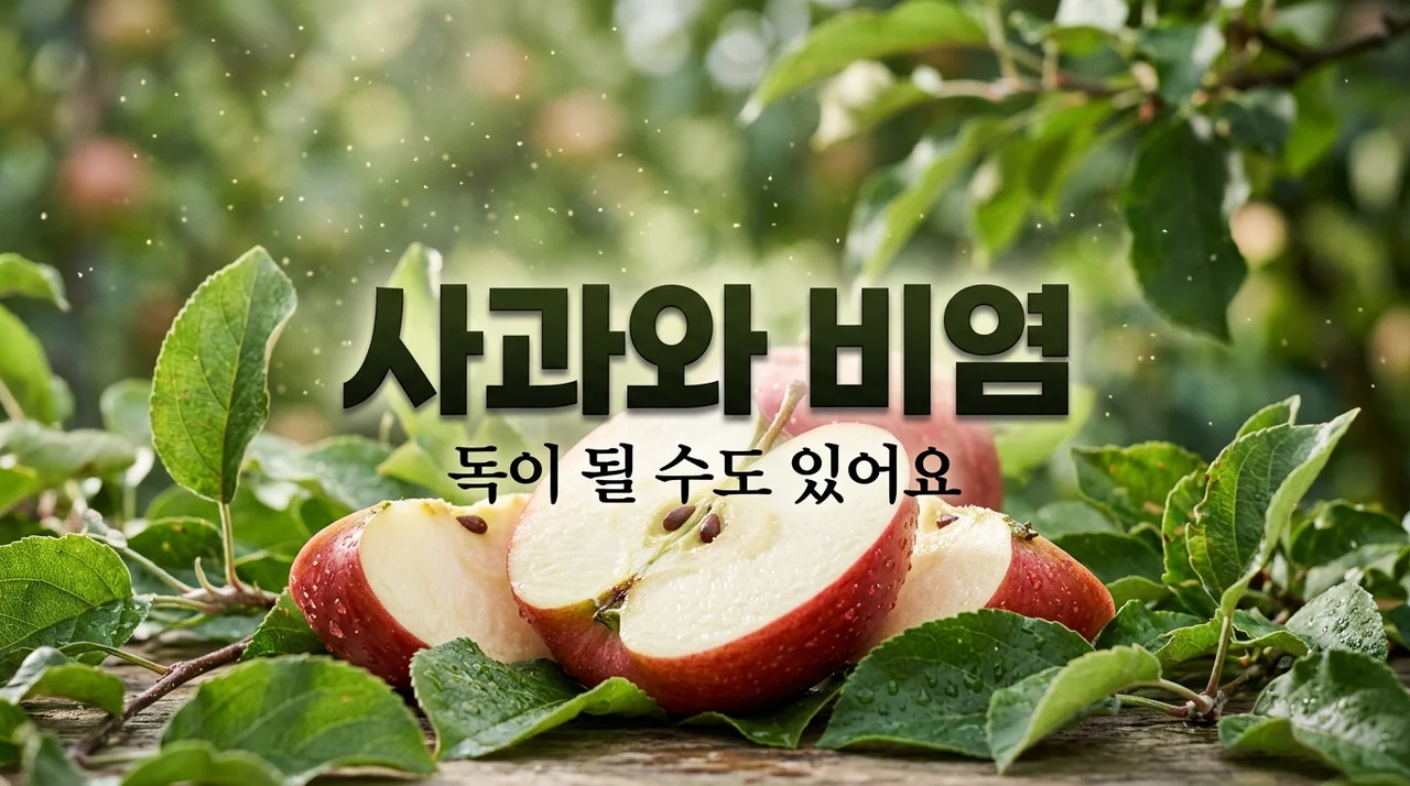 사과 비염에 정말 좋을까? 효능과 주의해야 할 알레르기 반응
