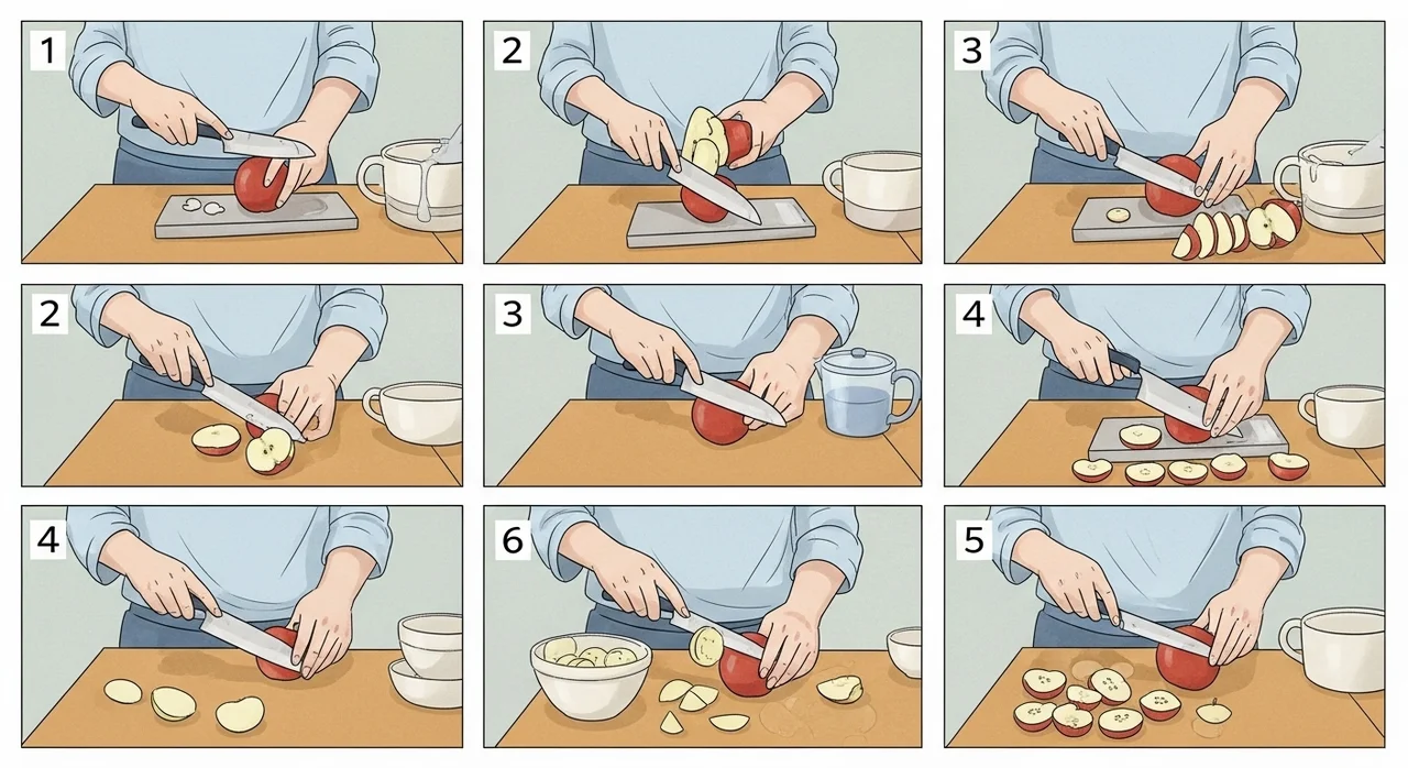 비염에 좋은 사과 섭취 방법 3단계