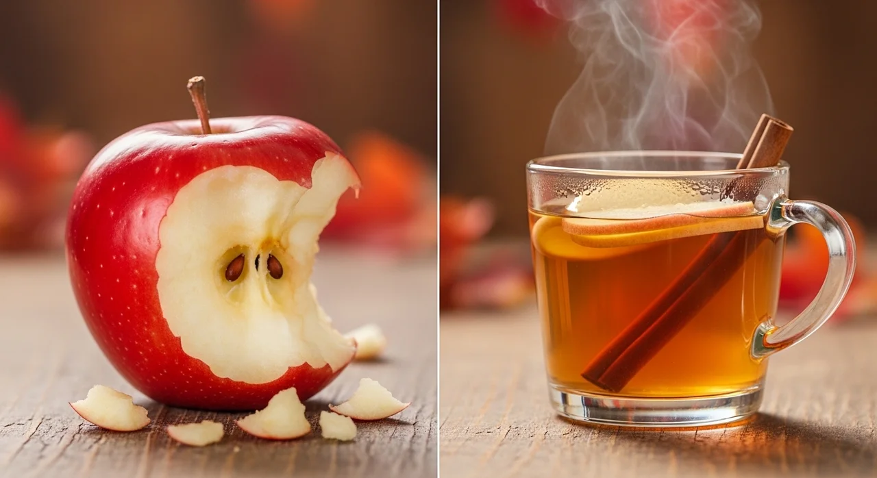 생사과 vs 가공 사과, 비염에 무엇이 더 좋을까?