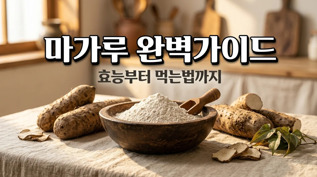 마가루 효능 및 먹는법 총정리: 위 건강 챙기는 꿀팁 (2026 업데이트)