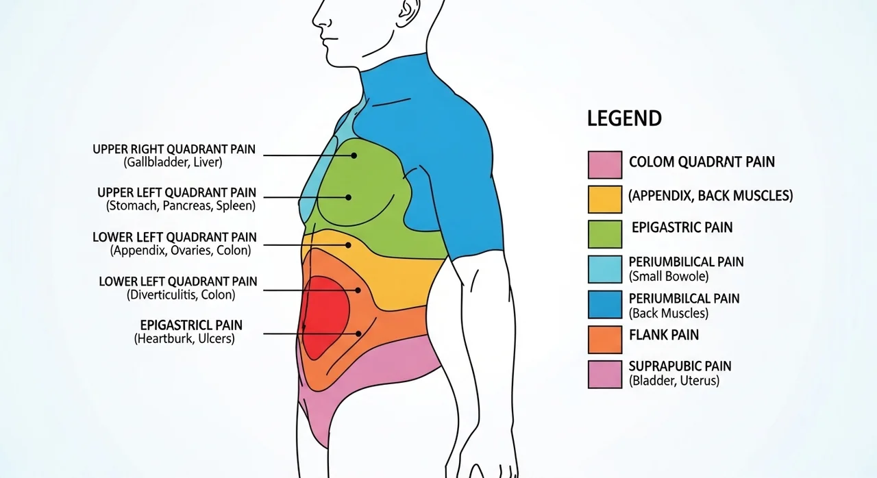 부위별로 보는 왼쪽 옆구리 통증 의심 질환