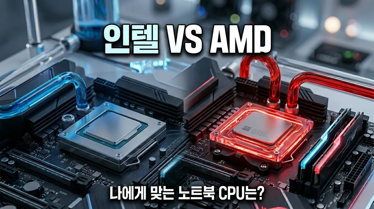 노트북 인텔 VS AMD CPU 성능비교: 내게 맞는 프로세서 선택 가이드 (2026 최신)