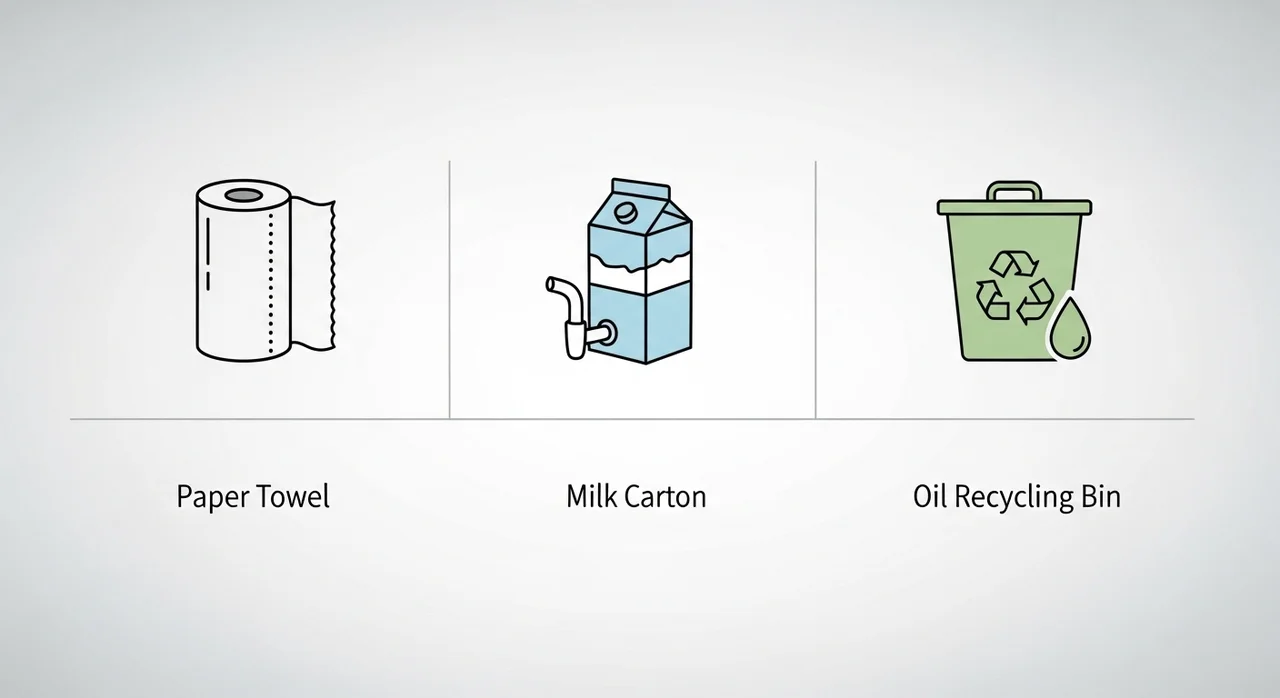 상황별 식용유 버리는방법 한눈에 비교하기