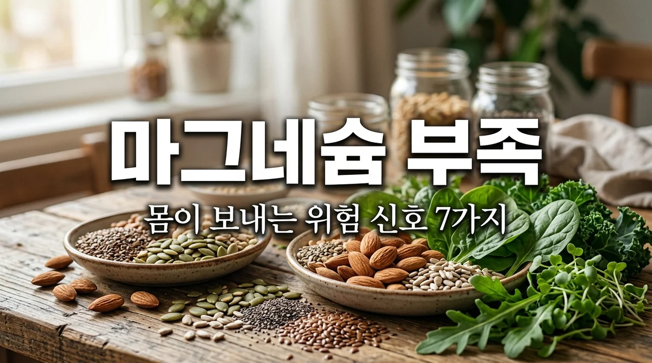 마그네슘 부족시 증상 7가지와 내 몸을 살리는 효과적인 보충법