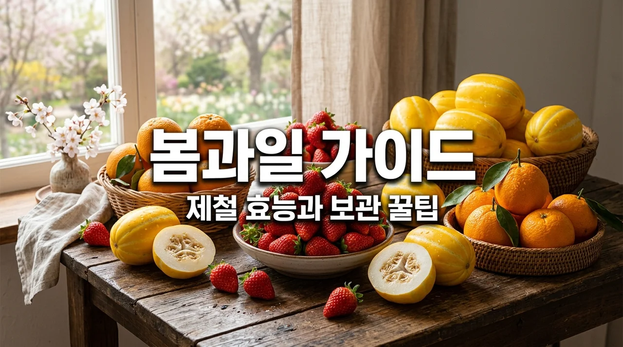 봄과일 추천 제철 효능 및 맛있는 보관법 5가지 완벽 정리