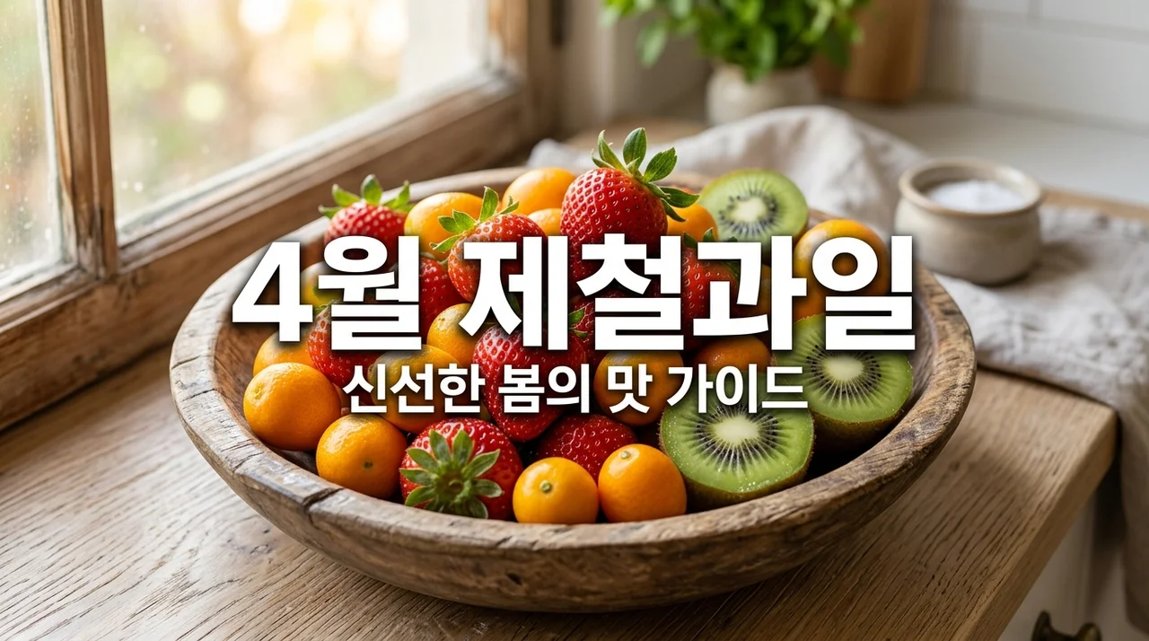 4월 제철과일 추천 BEST 5! 신선하게 고르고 보관하는 꿀팁 총정리
