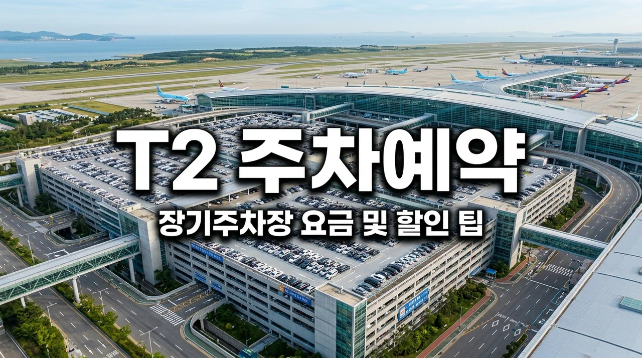 인천공항 제2터미널 장기예약주차장 예약 방법 및 요금 할인 총정리