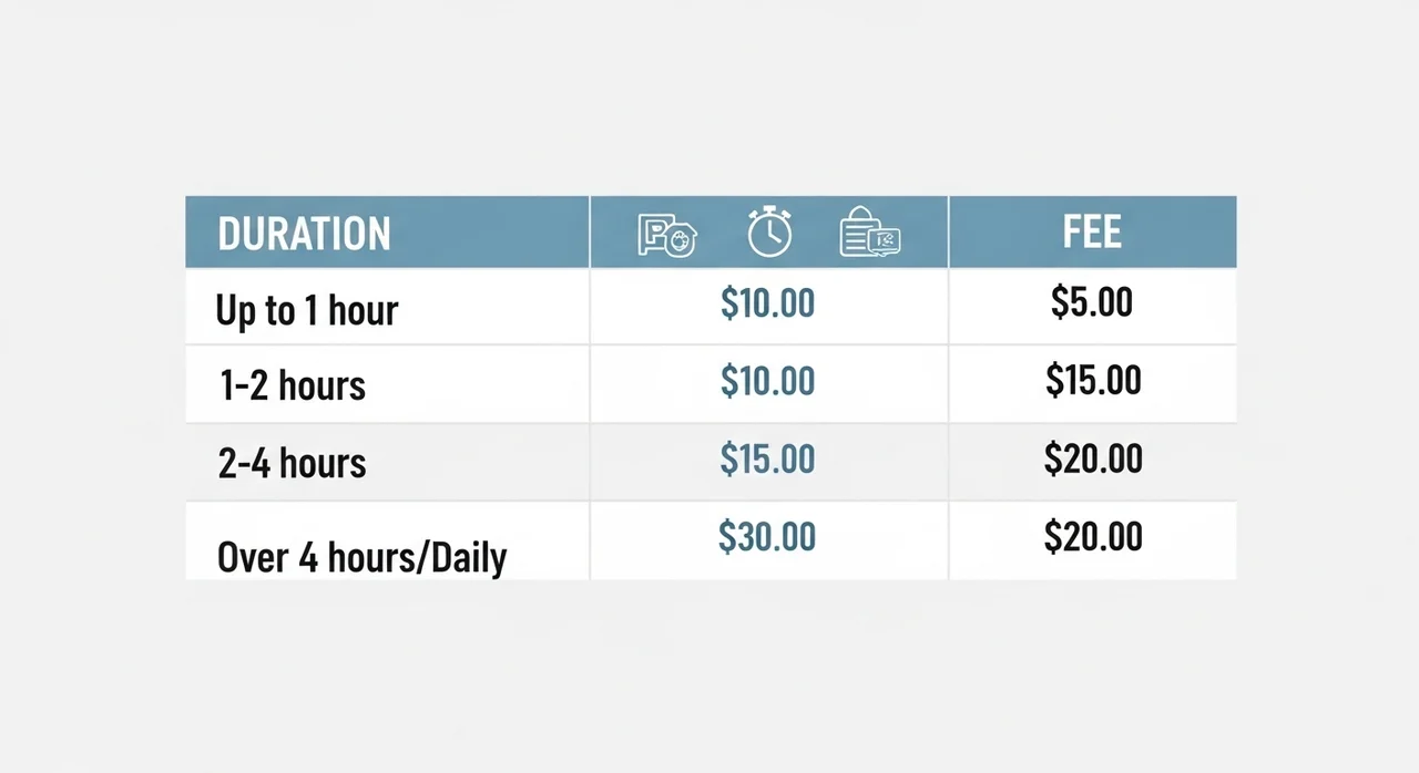 한눈에 보는 인천공항 제2터미널 주차 요금 및 할인율