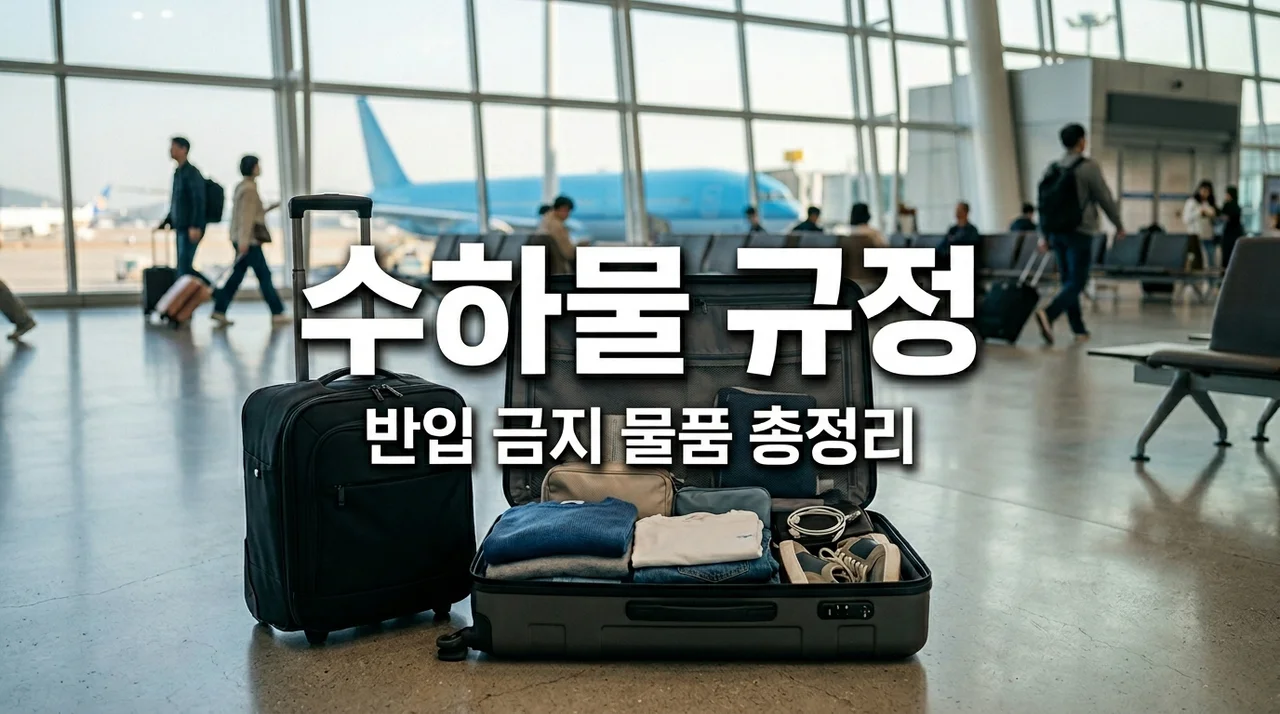 [2026 최신] 기내수화물 위탁수화물 가능 불가능 품목 완벽 정리