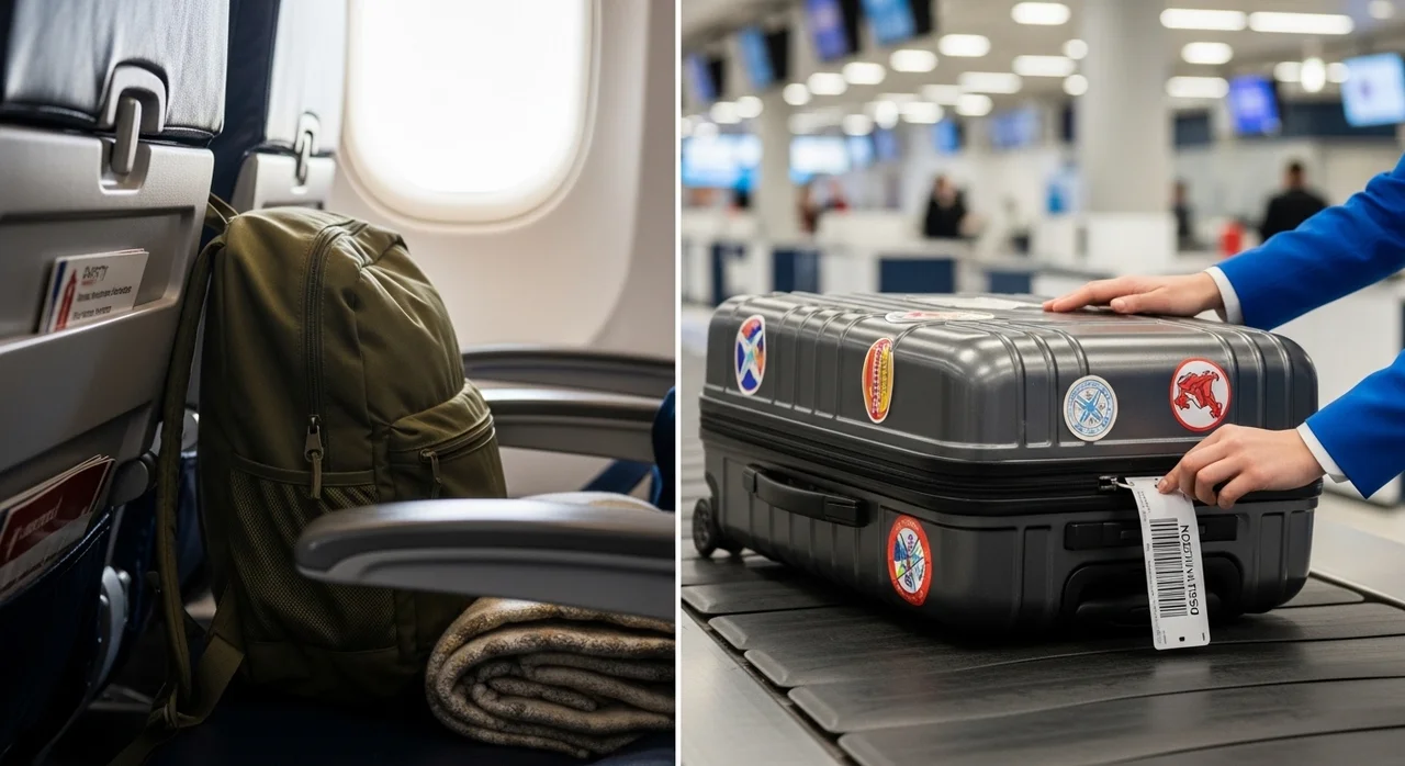 기내 수하물 vs 위탁 수하물, 무엇이 다른가요?