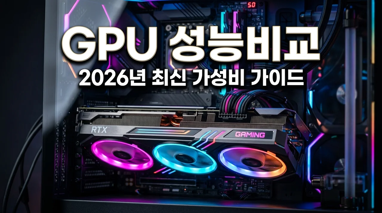 그래픽카드 성능비교 2026년 순위 및 내게 맞는 GPU 선택 가이드