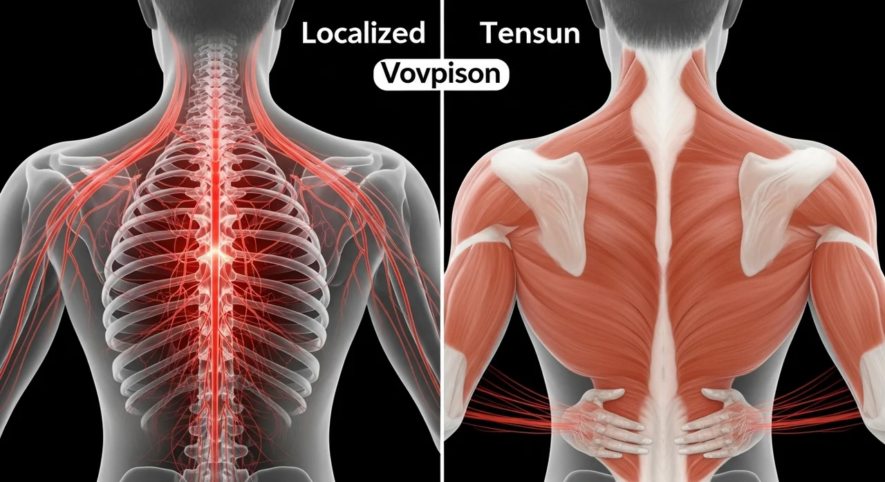 대상포진 허리통증 vs 단순 근육통 비교