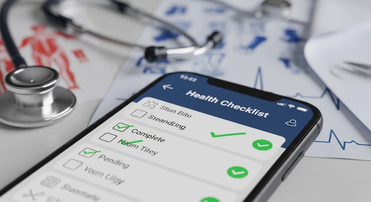 병원 가기 전 자가진단 체크리스트