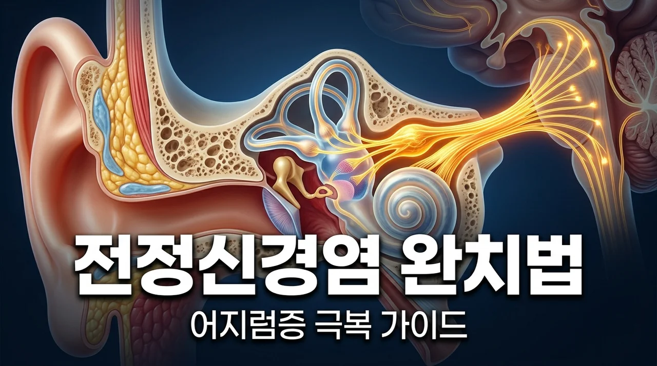 전정신경염 증상과 이석증 차이점 | 완치 기간 및 전정 재활 운동법