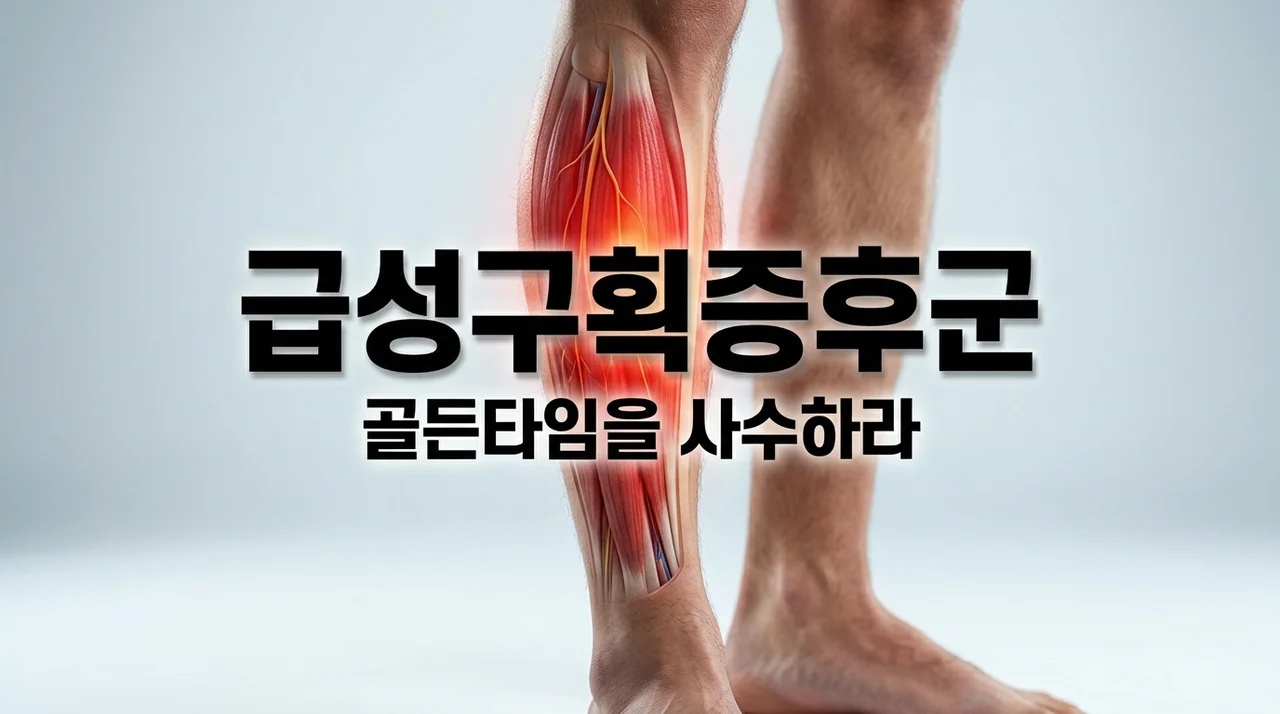 급성구획증후군 증상 5가지와 골든타임 | 문근영도 겪은 응급 질환