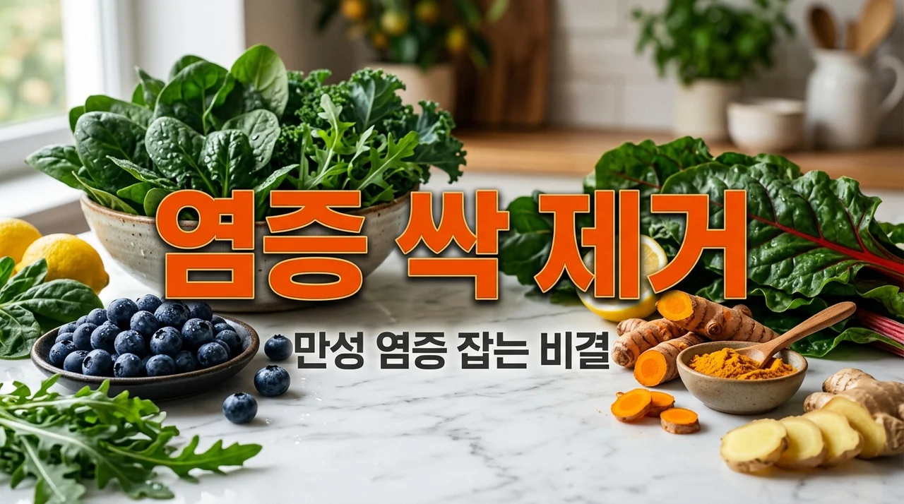 몸속 염증 없애기 비결, 만성 염증 잡는 식단과 생활 습관 5가지