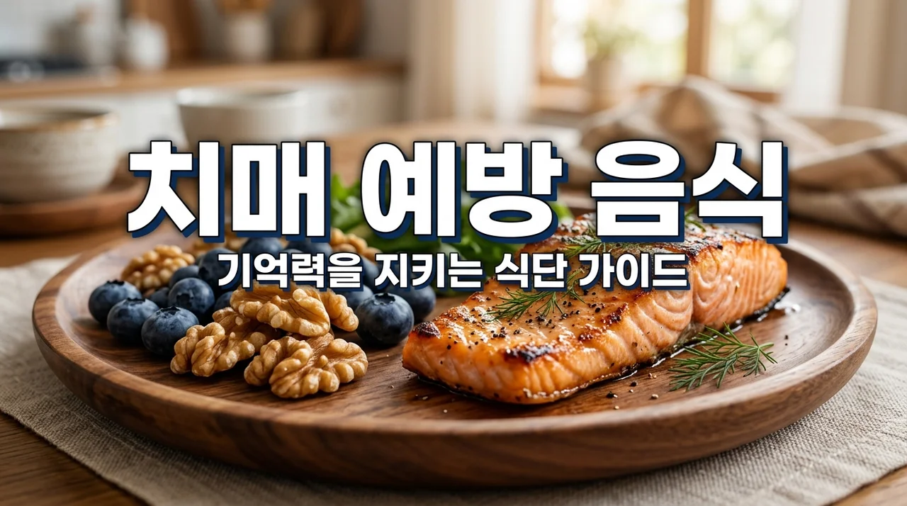 치매에 좋은 음식 7가지와 뇌 건강 지키는 황금 식단 가이드
