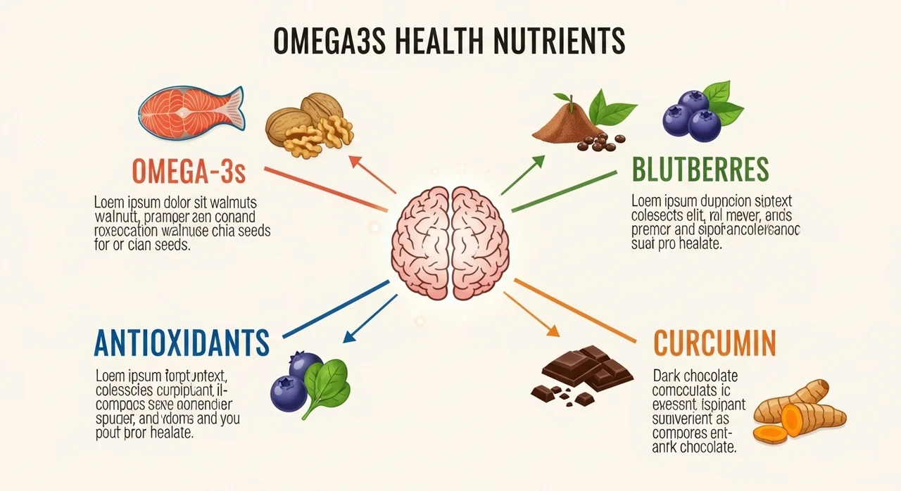 뇌 건강을 지키는 3대 핵심 영양소와 대표 음식