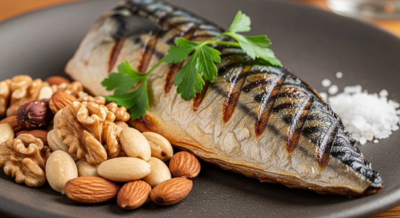 기억력을 깨우는 1등 공신: 등푸른 생선과 견과류