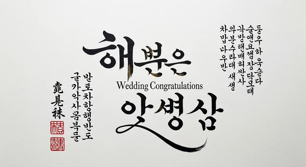 봉투 앞면, 어떤 문구를 써야 할까요?