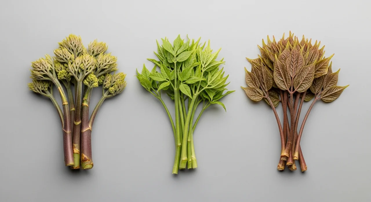 참두릅, 땅두릅, 개두릅? 한눈에 비교하기