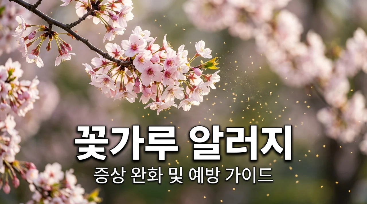 꽃가루알러지 증상 완화법 5가지와 예방 수칙 총정리 (2026 최신)
