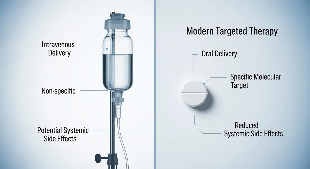 기존 항암치료 vs 표적치료 한눈에 비교하기